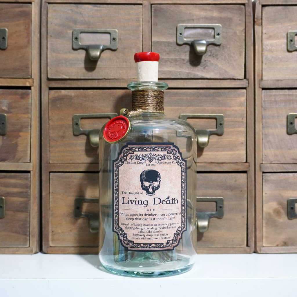 700ml Draught Of Living Death Potion Storage Drinks Decanter
