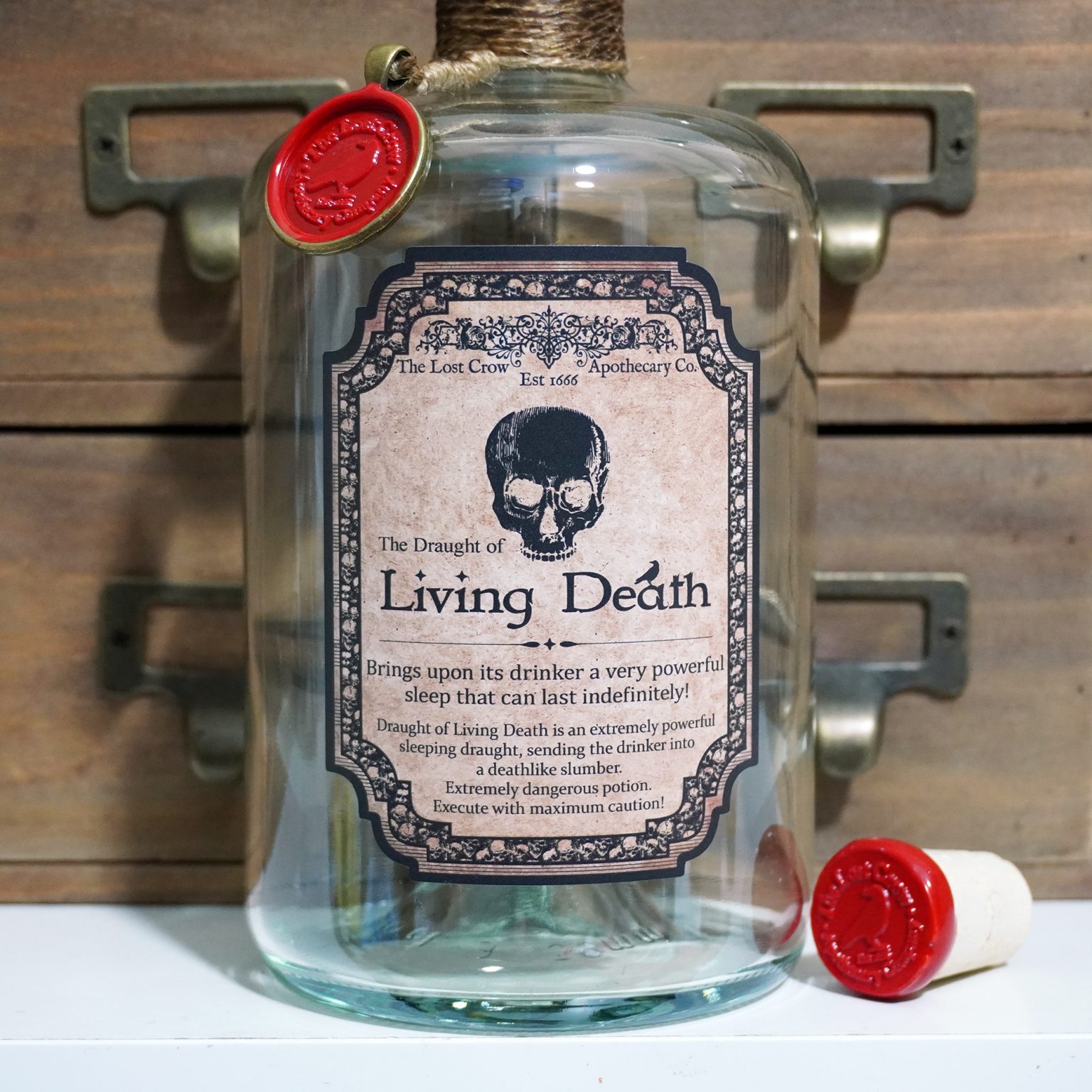 700ml Draught Of Living Death Potion Storage Drinks Decanter